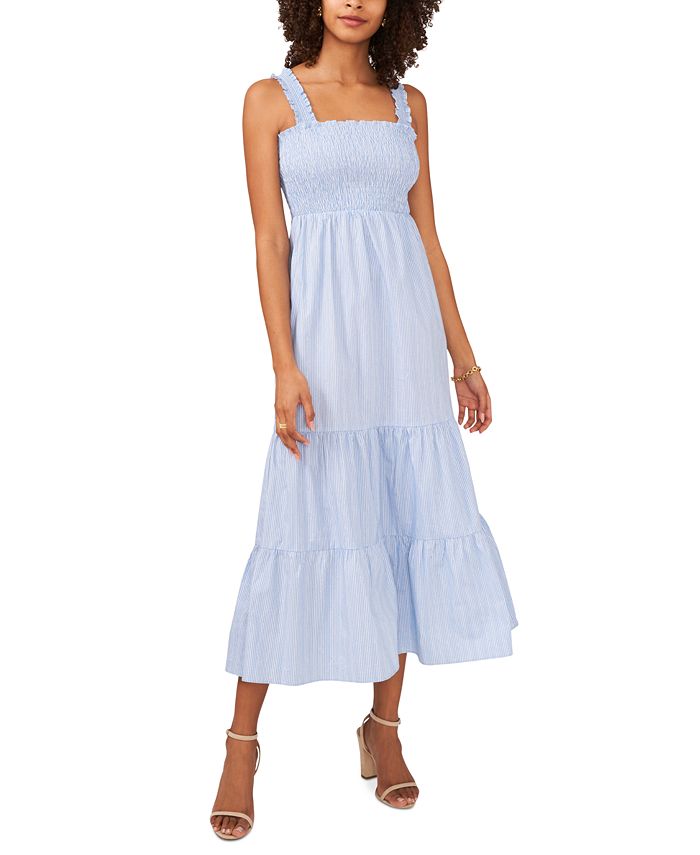 Striped 2025 smocked dress