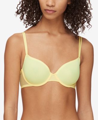 sheer marquisette lightly lined demi bra