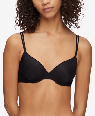Calvin Klein QF1842 Sheer Marquisette with Lace Unlined