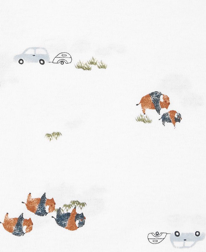 Carter's Baby Boy 4Pack Cotton Receiving Blankets Macy's