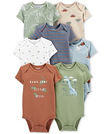 Baby Boys Assorted 7-Pack Short-Sleeve Original Bodysuits