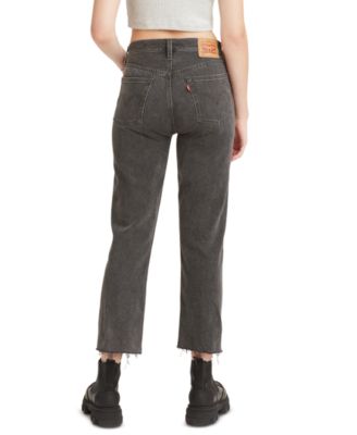 501® Cropped Straight-Leg High Rise Jeans