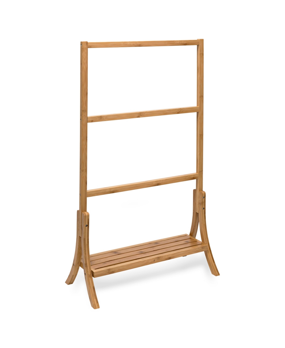 Honey Can Do 3-tier Bamboo Towel Storage Rack In Natural