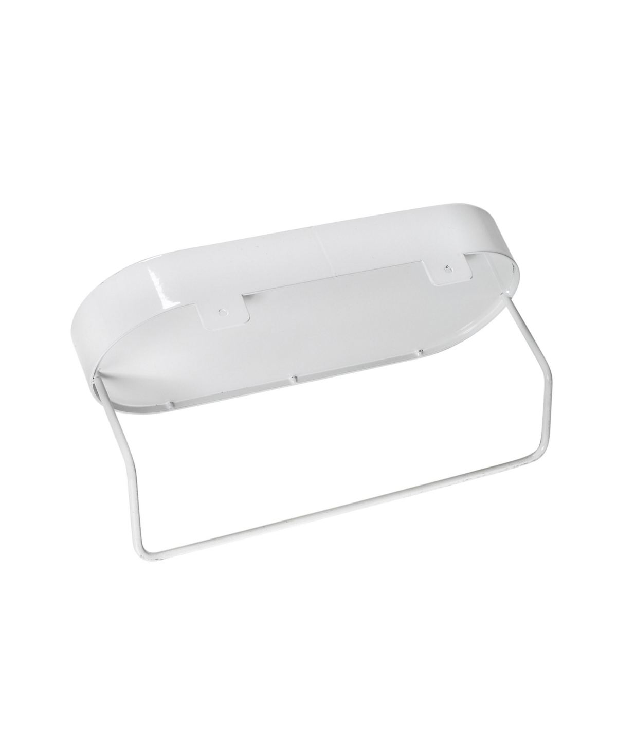 Shop Honey Can Do Towel Bar And Oval Top Tray With Wall Mounted Bathroom Shelf In White