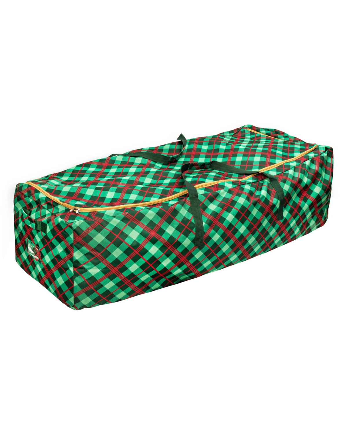 Shop Honey Can Do Plaid Rolling Tree Storage Bag In Red