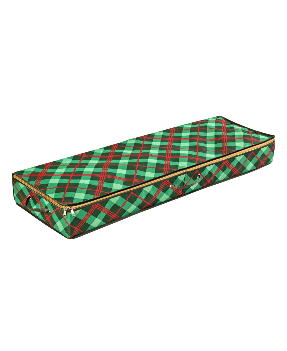 Shop Honey Can Do Plaid Gift Wrap Organizer In Red