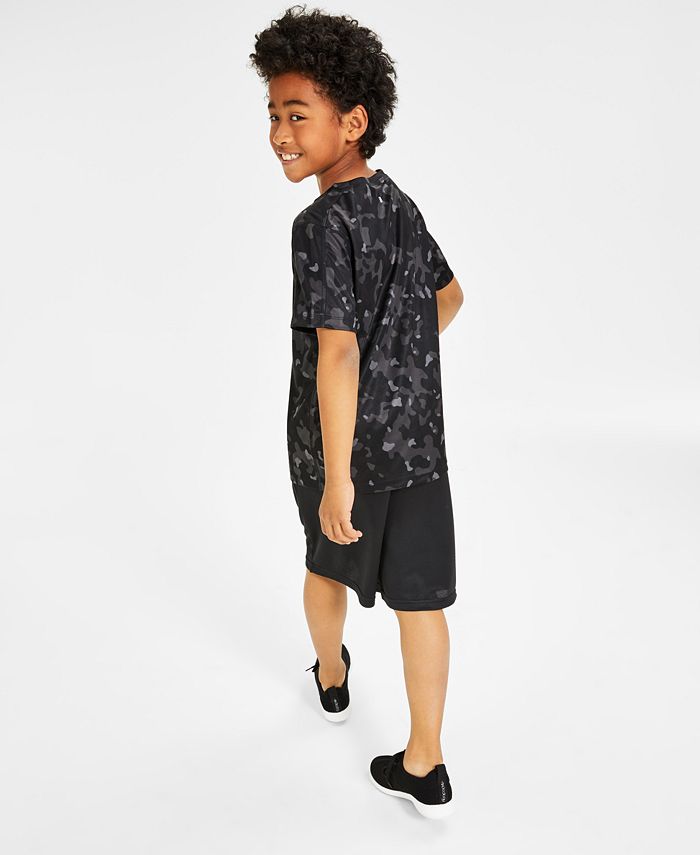 Ideology Big Boys Mesh Inset Shorts Black Size Medium main image 0