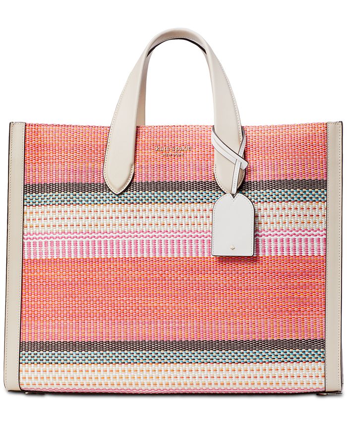 Buy KATE SPADE Manhattan Striped Tote Bag with Detachable Strap
