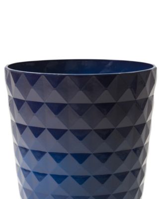 Oversized Faux Ceramic Textured Tall Pot Planter, Set of 2