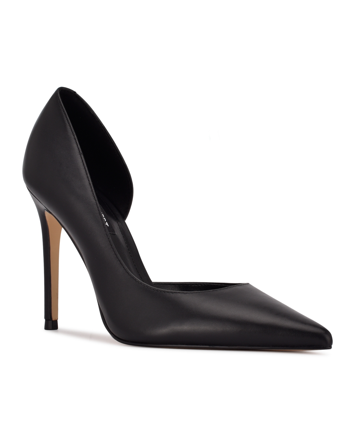 Nine West Women's Folowe D'orsay Pumps Women's Shoes In Black Leather ...