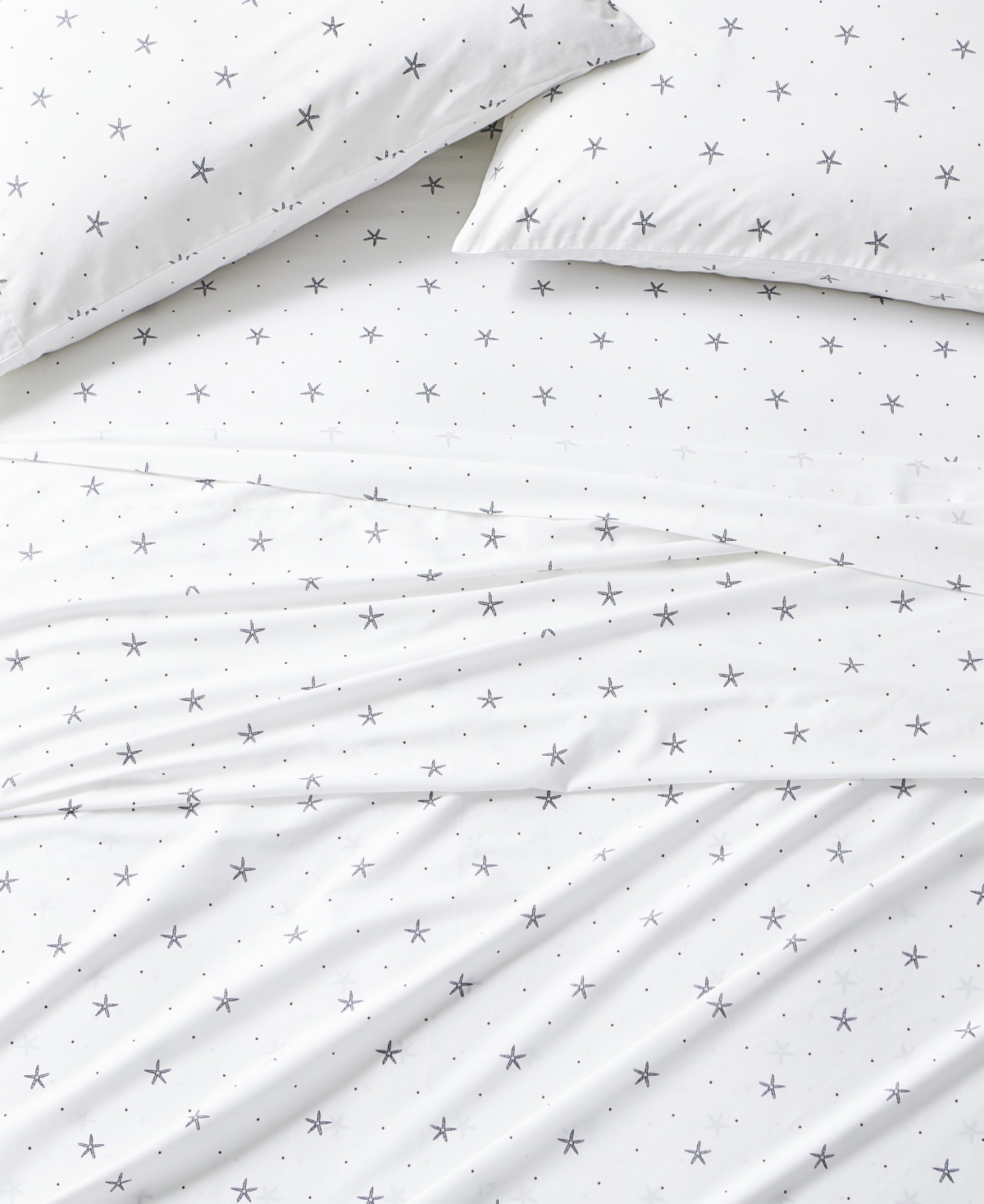 Nautica Star Spangled Coastal Cotton Percale -Piece Sheet Set
