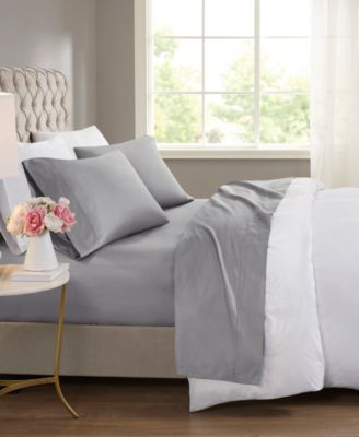Cooling 600 Thread Count Cotton Blend 4-Pc. Sheet Set, Full