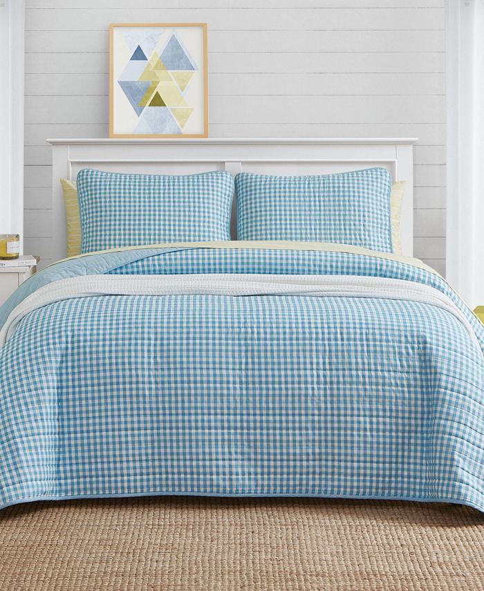 SCOUT Home Check Out Quilt 3 Piece Set, King & Reviews Quilts & Bedspreads Bed & Bath Macy's