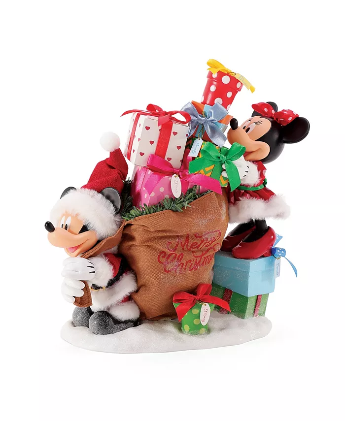 Department 56 Possible Dreams Disney Minnie and Mickey's Christmas Eve