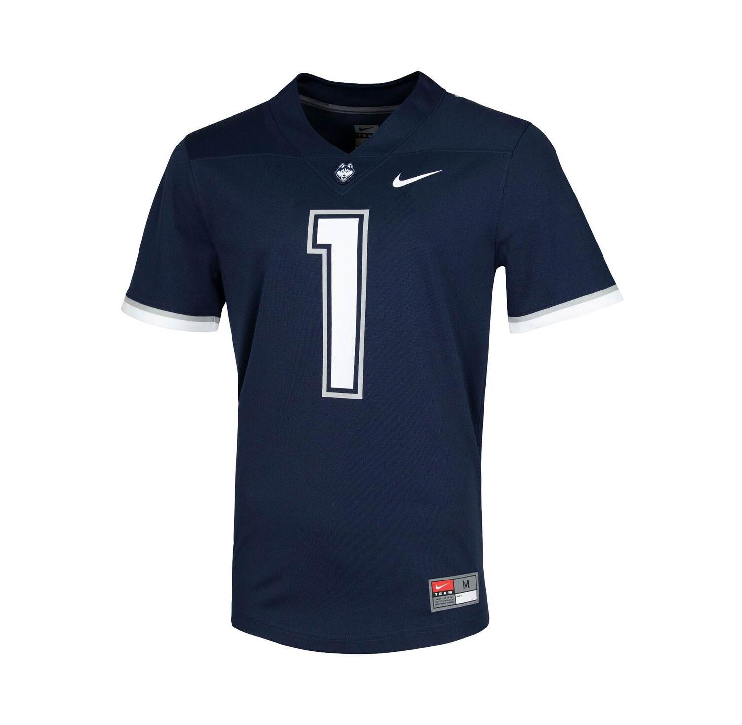 Men's #1 Navy UConn Huskies Untouchable Game Jersey