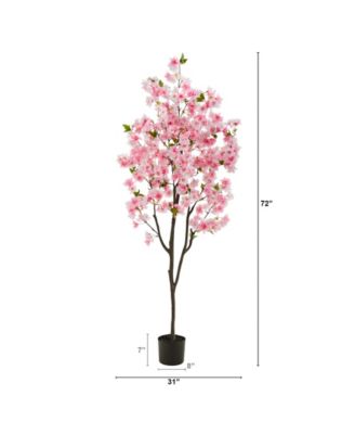 Cherry Blossom Artificial Tree, 6'