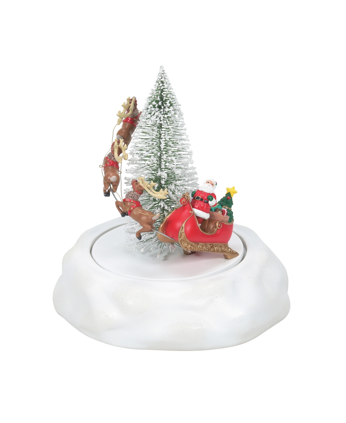 Animated Christmas Eve Sleigh Village Accessory