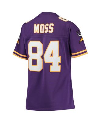 Women's Randy Moss Purple Minnesota Vikings Legacy Replica Team Jersey