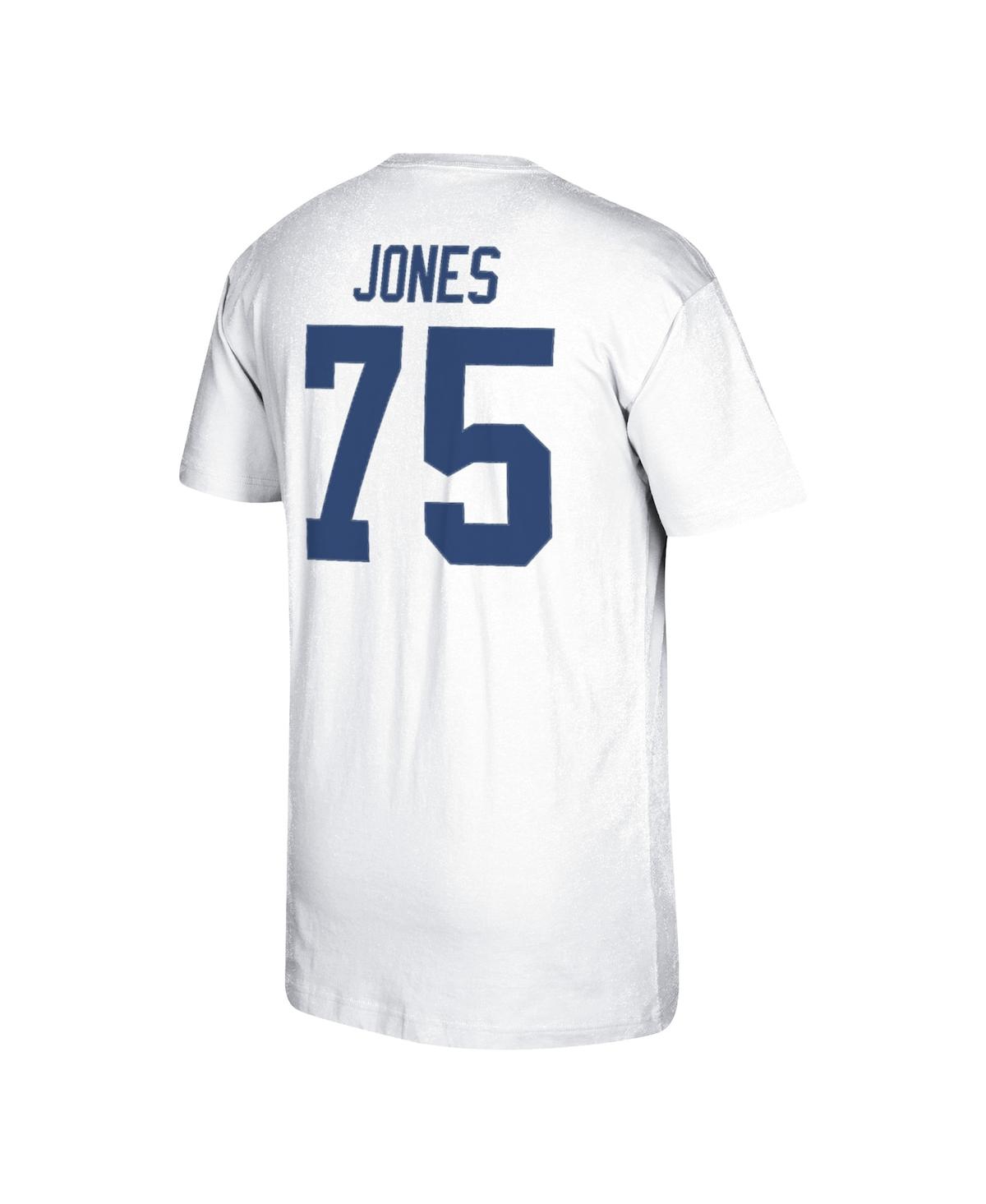 Mitchell & Ness Men's  Deacon Jones White Los Angeles Rams Retired Player Logo Name And Number T-shir In White