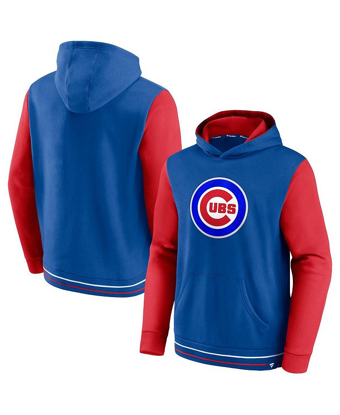 Youth Chicago Cubs Mitchell & Ness Red/Royal Head Coach Pullover Hoodie