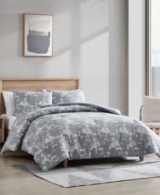 14276722 Kenneth Cole New York Shadow Floral Duvet Cover Se sku 14276722