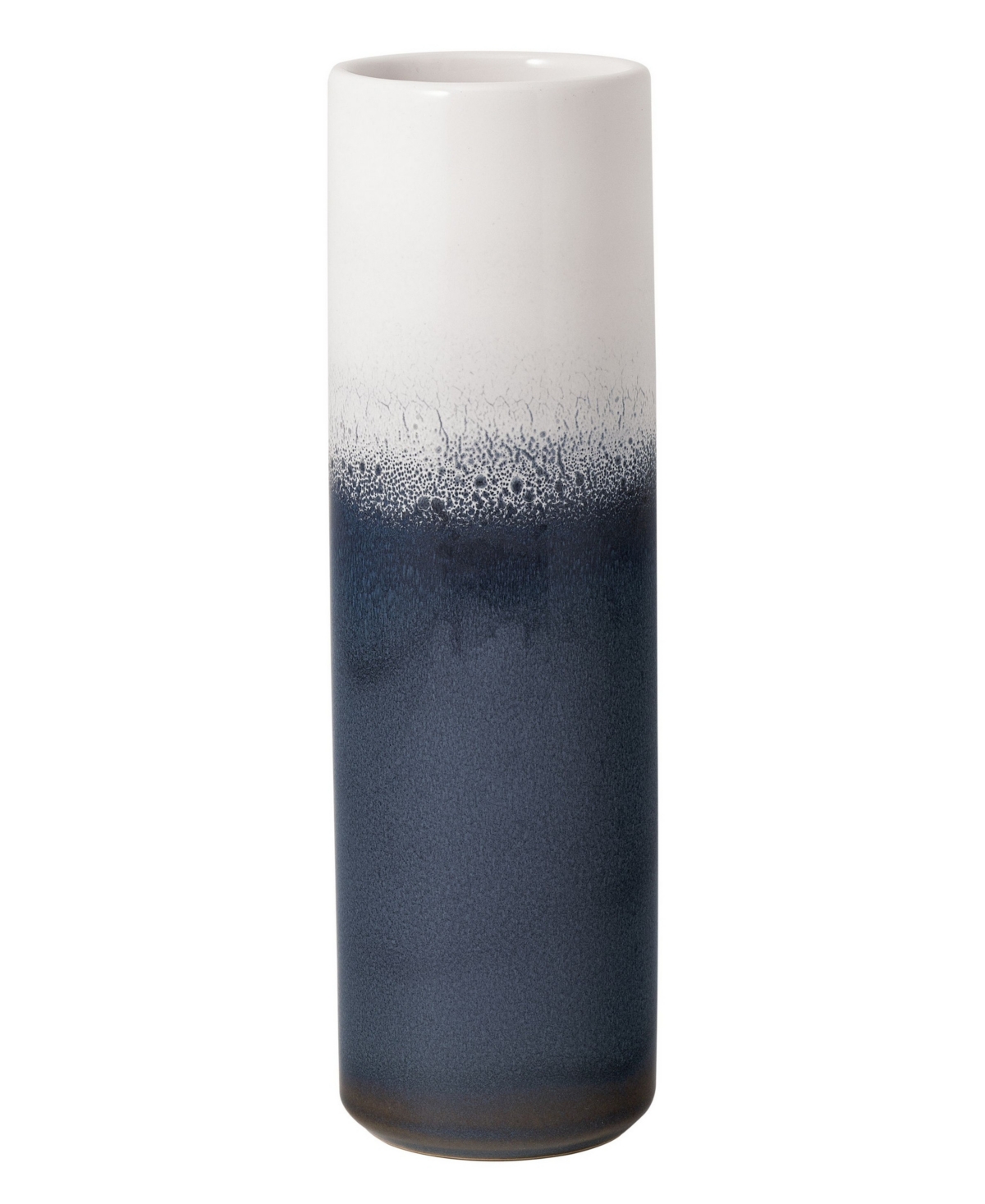 Shop Villeroy & Boch Lave Home Large Cylinder Vase In Blue
