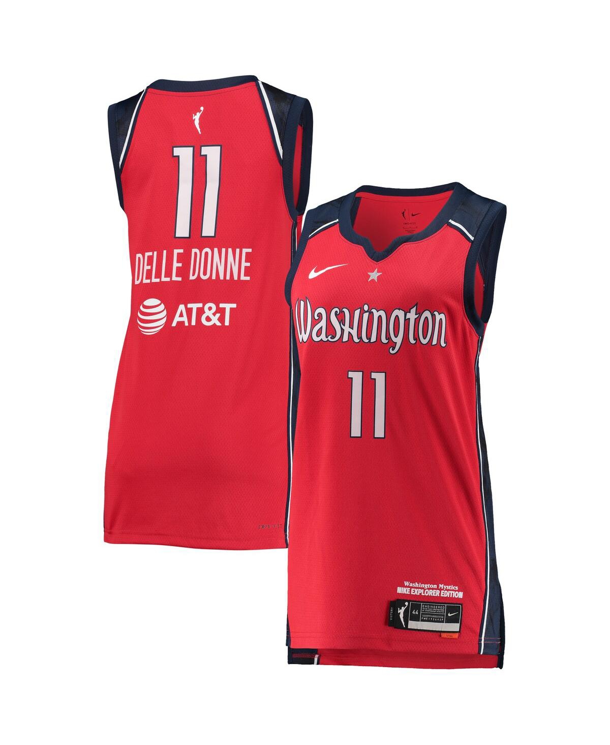 Women's Nike Elena Delle DonneWashington Mystics Victory Jersey - Explorer Edition - Red