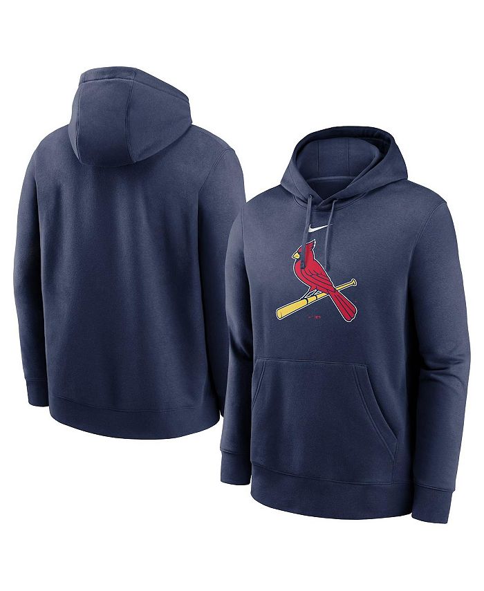 Nike / Men's St. Louis Cardinals Blue Club Logo Pullover Hoodie