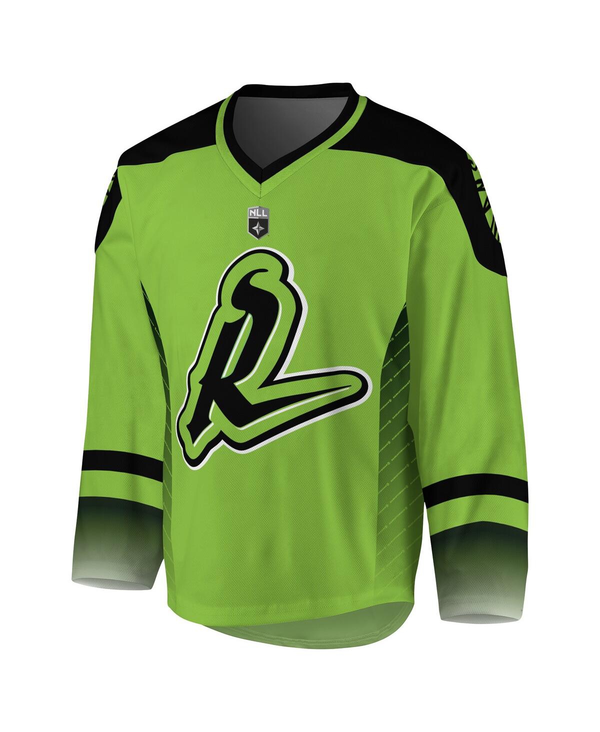 Men's Black Saskatchewan Rush Replica Jersey - Black