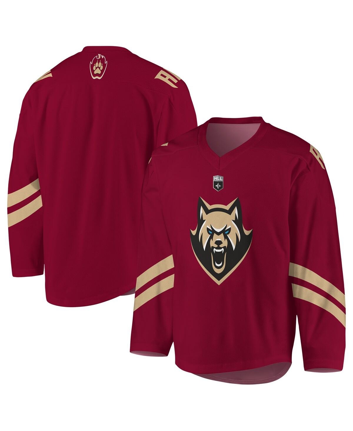 Men's Maroon Albany FireWolves Sublimated Replica Jersey - Maroon