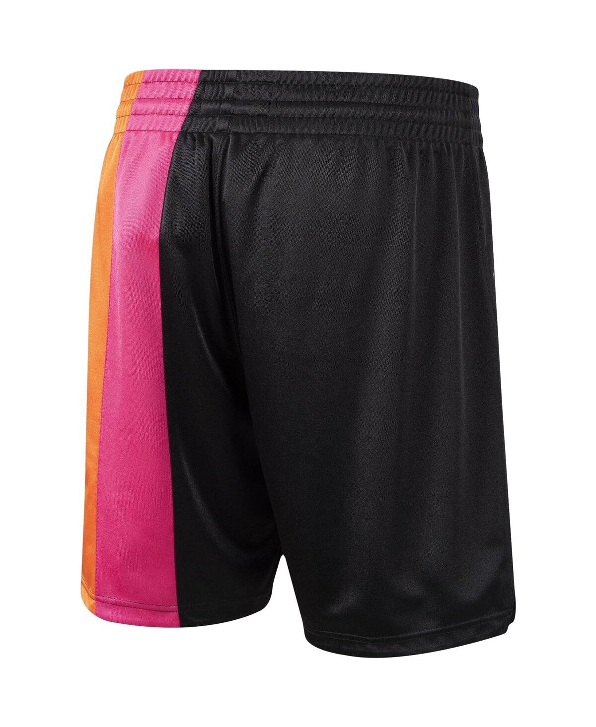 Mitchell & Ness Men's  Black Miami Heat 2005/06 Hardwood Classics Authentic Shorts In Black