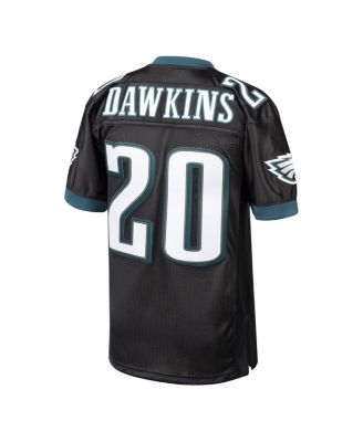 Men's Brian Dawkins Black Philadelphia Eagles 2003 Authentic Throwback Retired Player Jersey