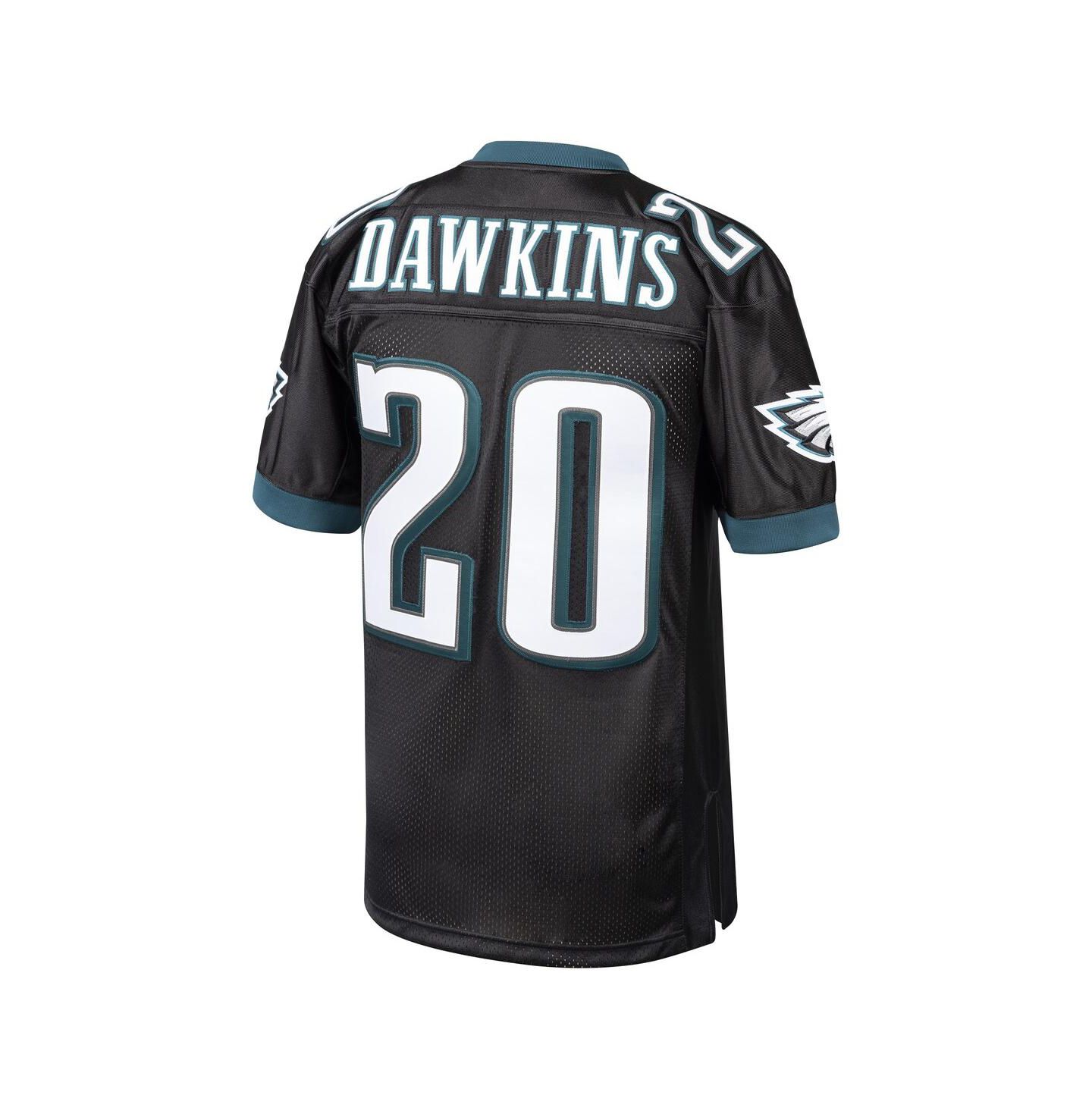 Мужское джерси Mitchell & Ness Brian Dawkins Philadelphia Eagles 2003 Throwback, Black — фото 4
