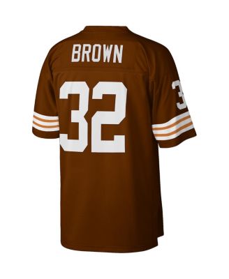 Men's Jim Brown Brown Cleveland Browns Legacy Replica Jersey
