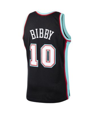 Men's Mike Bibby Black Vancouver Grizzlies 2000-01 Hardwood Classics Swingman Jersey