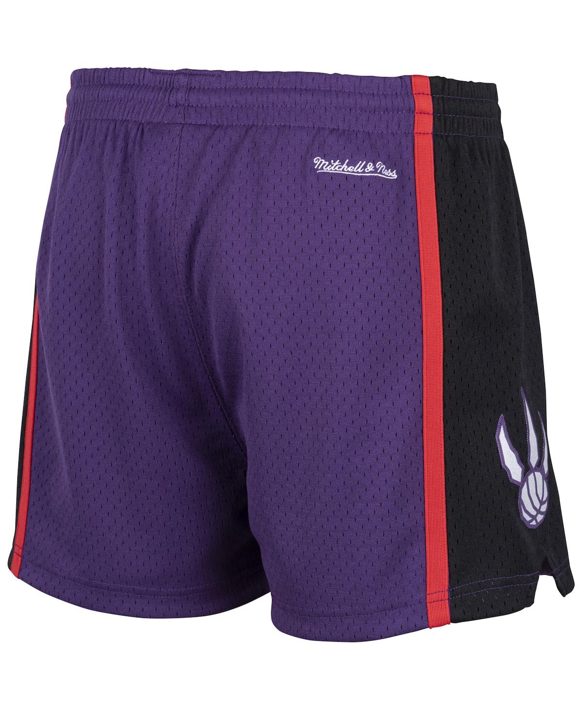 Shop Mitchell & Ness Women's  Purple Toronto Raptors Jump Shot Shorts