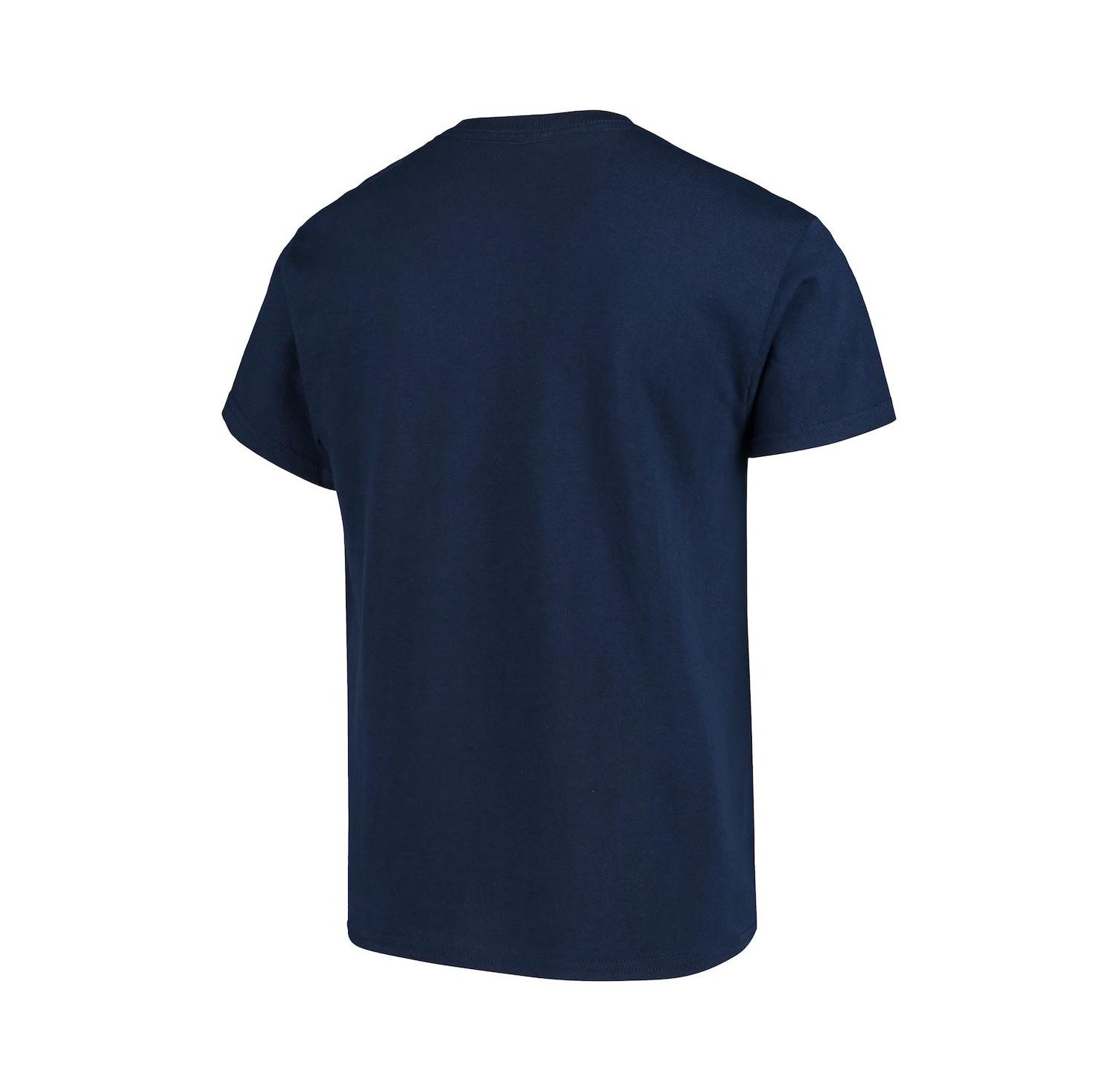 Big Boys Atlanta Braves Distressed Logo T-shirt - Navy Blue