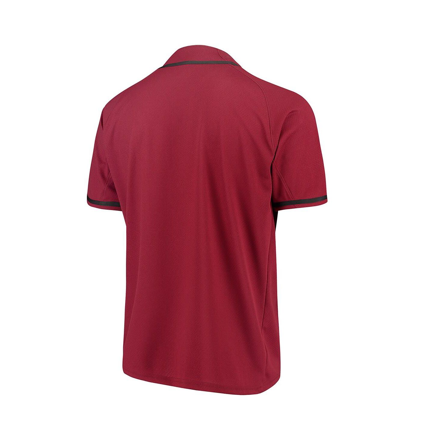 Мужской топ Under Armour South Carolina Gamecocks Performance Replica Baseball Jersey, цвет: Гранатовый — фото 2