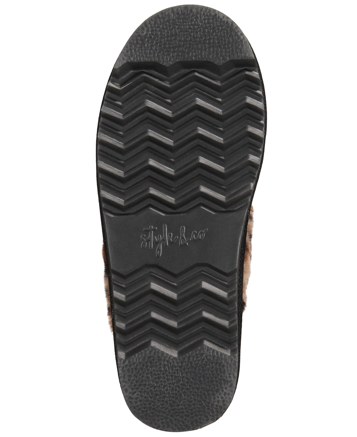 Style & Co Women's Rosiee Slippers, Created For Macy's In Black