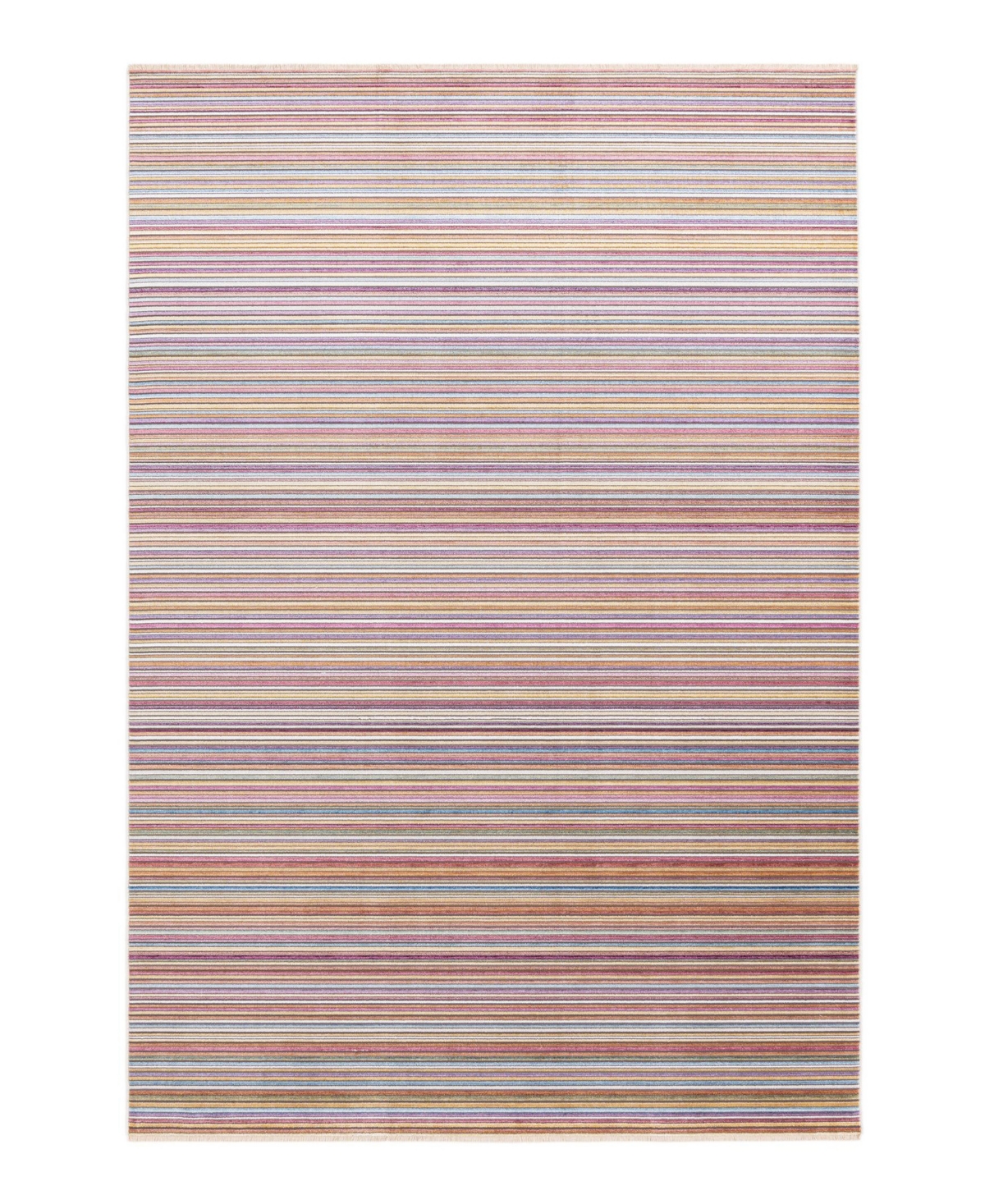 Bayshore Home Closeout!  High-low Pile Iyer Iye11 6' X 8'9" Area Rug In Multi