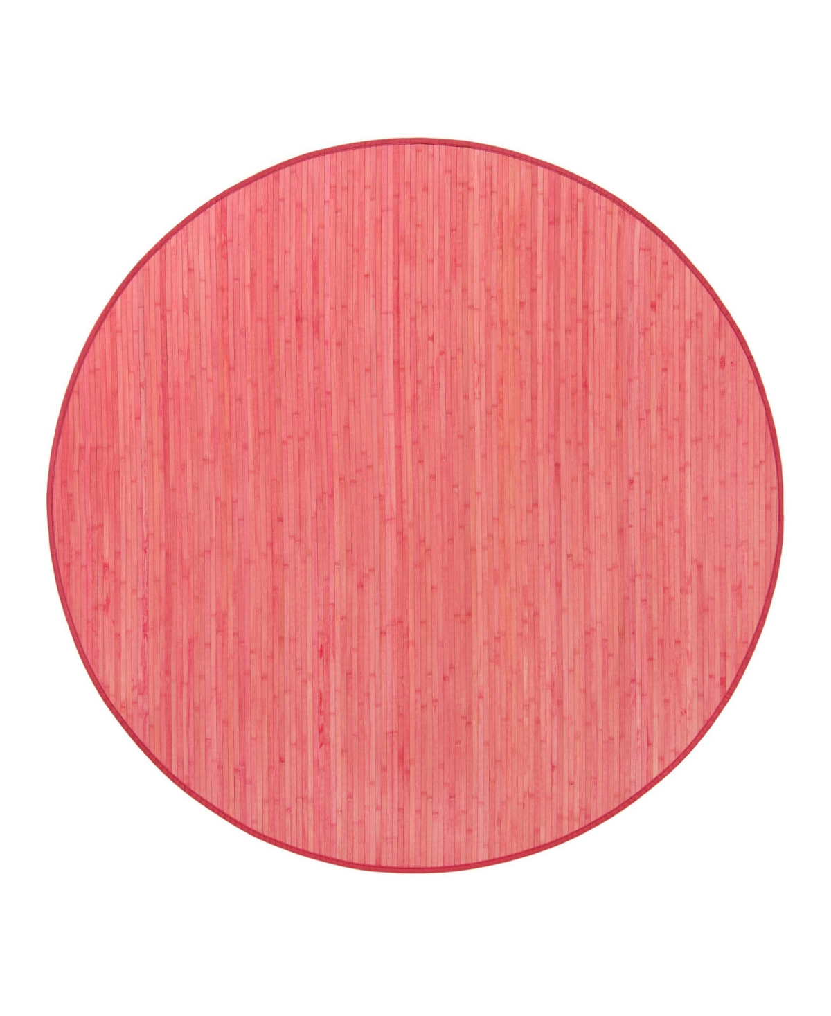 Bayshore Home Closeout!  Kanji Kan01 7' X 7' Round Area Rug In Pink