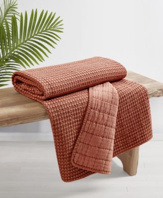 Mills Waffle Stitched Quilted Throw, 60" x 50"