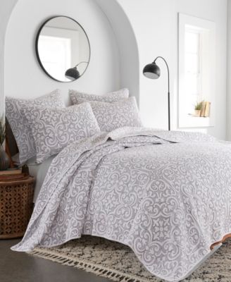 Home Sherbourne Quilted Stitch 2-Pc. Sham Set, King