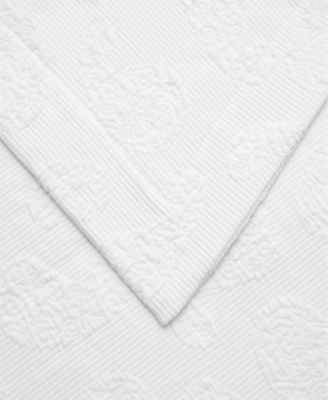 100% Cotton Paisley Matelasse All-Season 3-Piece Coverlet Set, Full