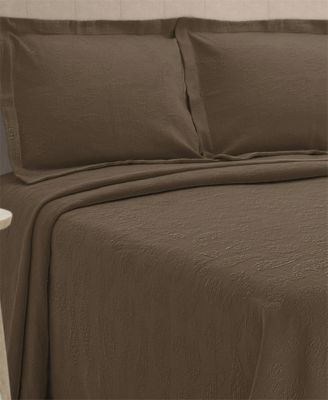 100% Cotton Paisley Matelasse All-Season 3-Piece Coverlet Set, Queen