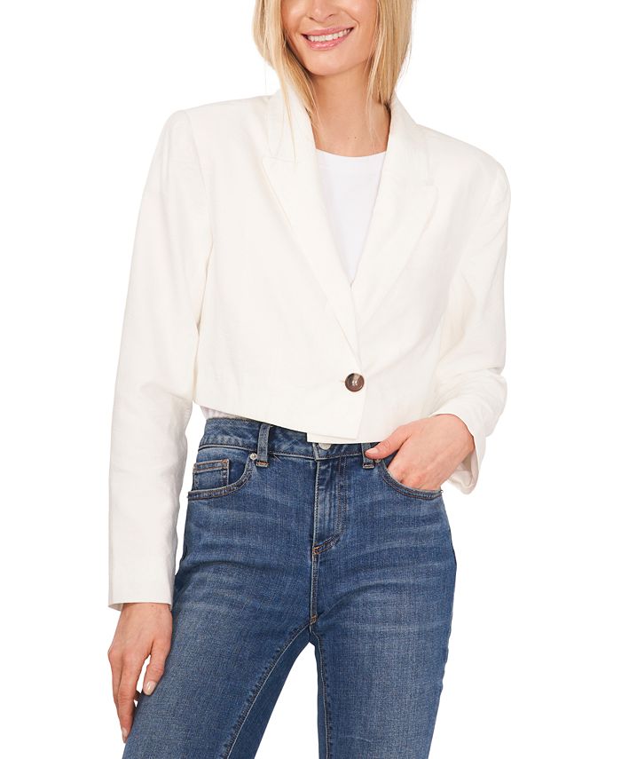 CeCe Women s Cropped Blazer Macy s