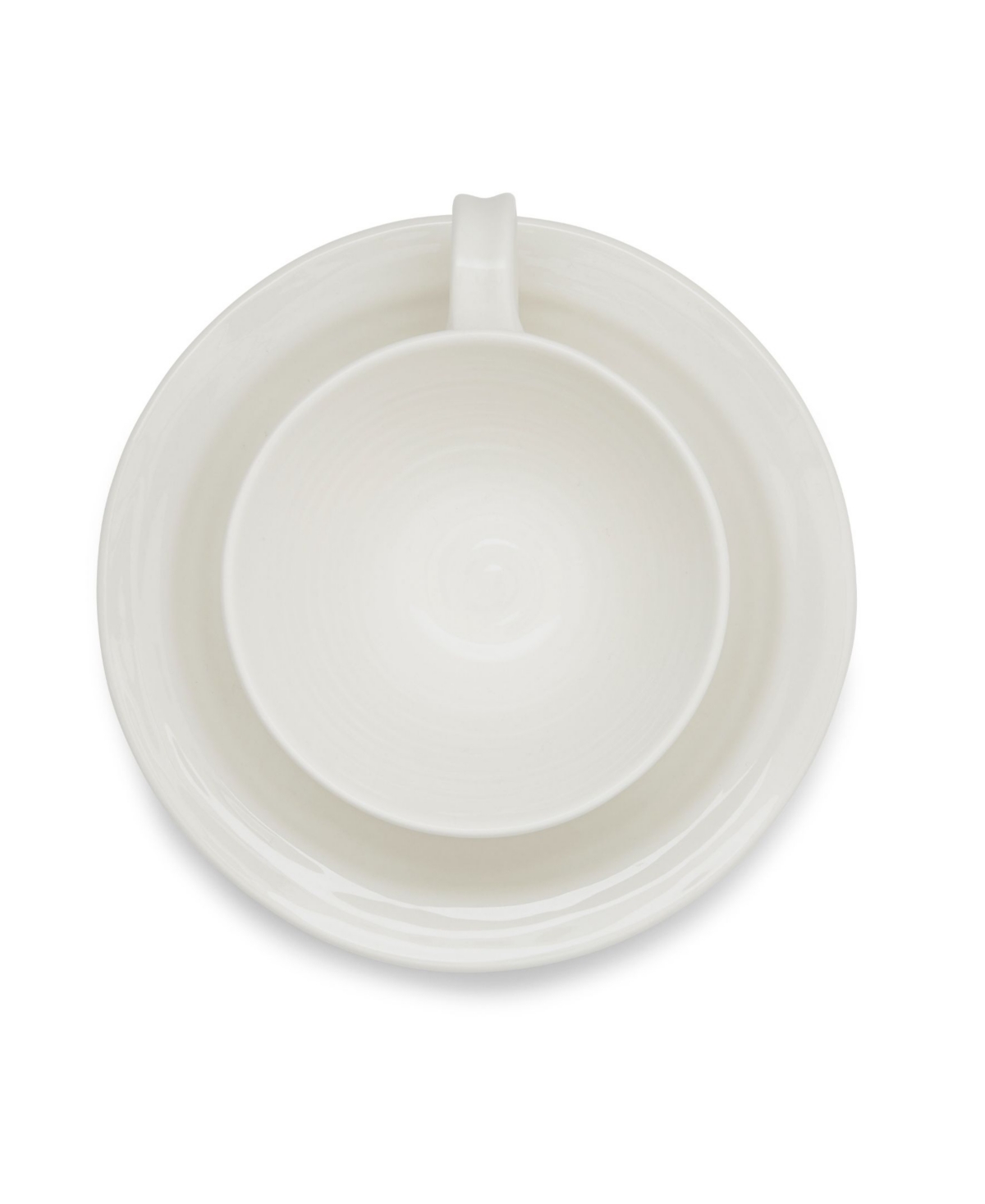 Portmeirion Sophie Conran Teacups and Saucers, Set of 4