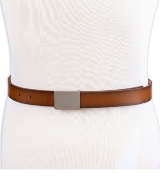 Men's Logo Plaque Belt 