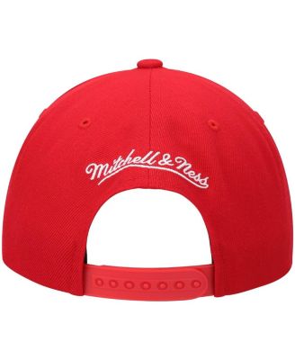 Men's Red Portland Trail Blazers Hardwood Classics Team Ground 2.0 Snapback Hat