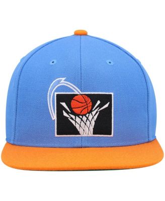 Men's Blue and Orange Cleveland Cavaliers Hardwood Classics Team Two-Tone 2.0 Snapback Hat